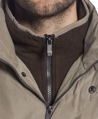 Men's Microfiber Poly Filled Bomber Jacket