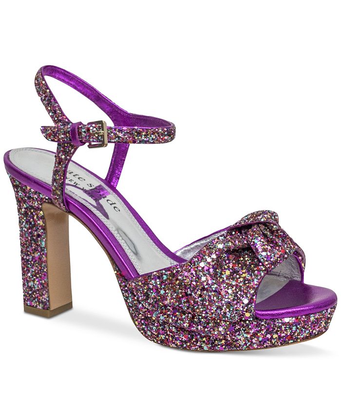 kate spade new york Women's Miya Glitter Dress Sandals & Reviews - Heels &  Pumps - Shoes - Macy's