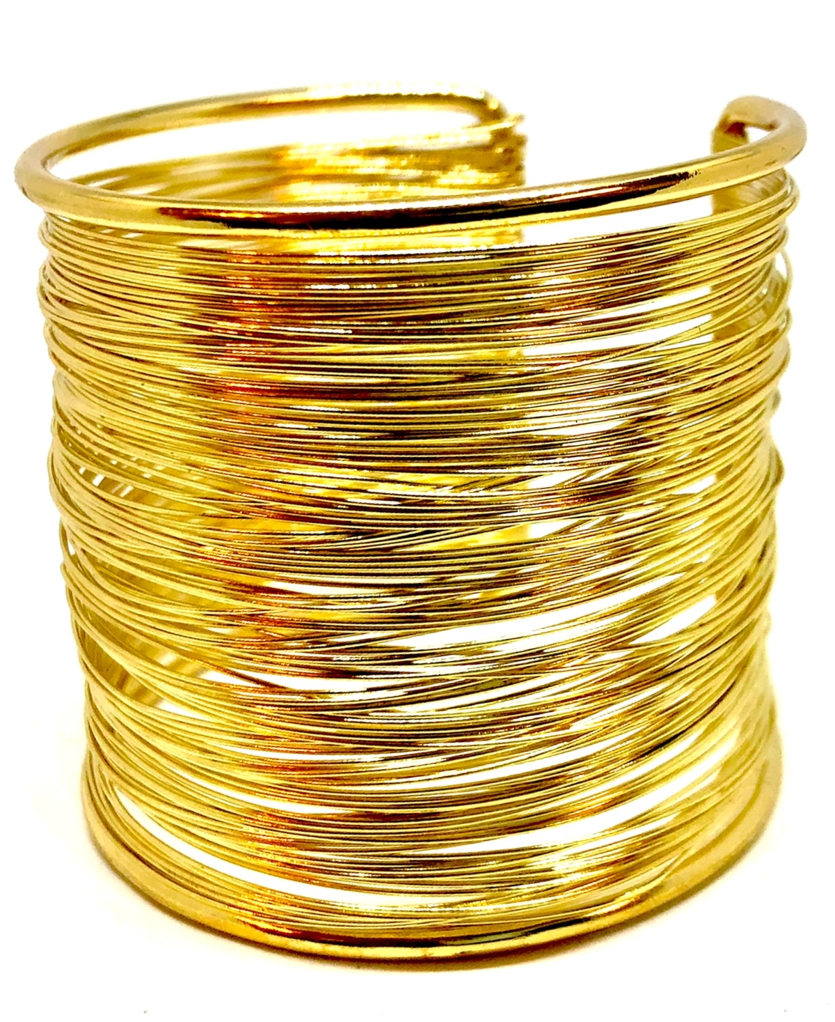 Accessory Concierge Women's Gold Wire Cuff Bracelet In Gold-tone