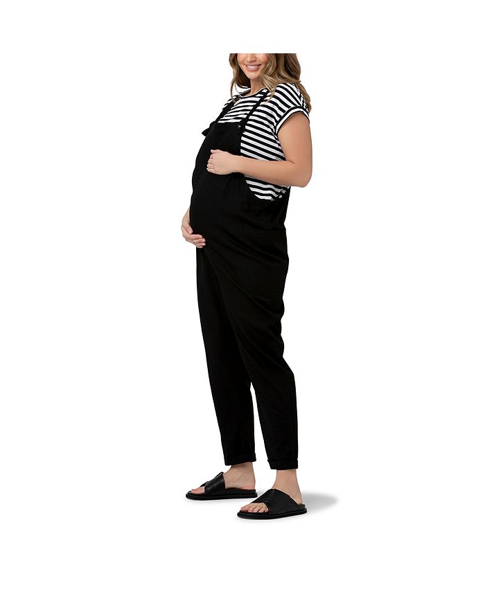 Ripe Maternity Maternity Poppy Jumpsuit Black Macy's