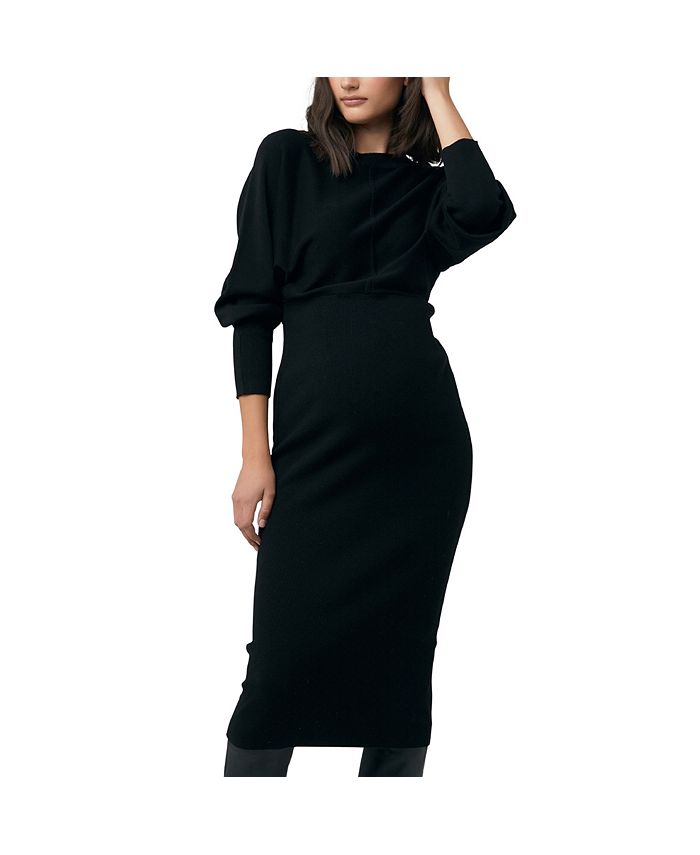 Ripe Maternity Maternity Sloane Knit Dress Black Macy's