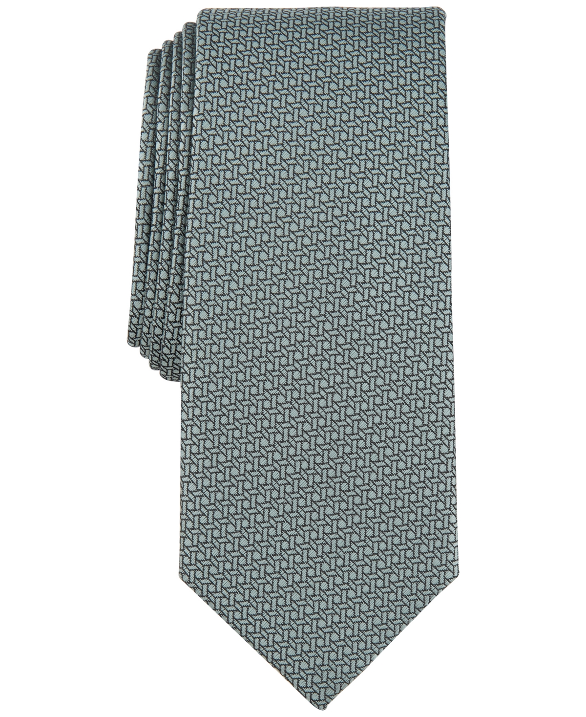 Alfani Men's Renoux Slim Tie, Created For Macy's In Mint