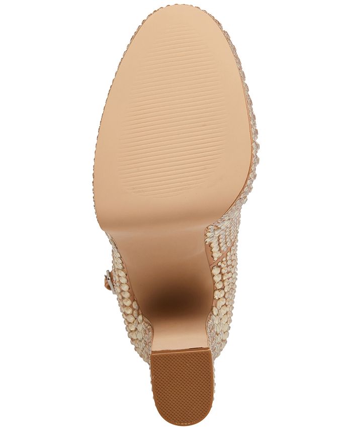 Steve Madden Women's Skyrise AnkleStrap Rhinestone Platform Pumps & Reviews Heels & Pumps