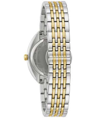 Women's Classic Two Tone Stainless Steel Bracelet Watch 30mm, A Macy's Exclusive Style