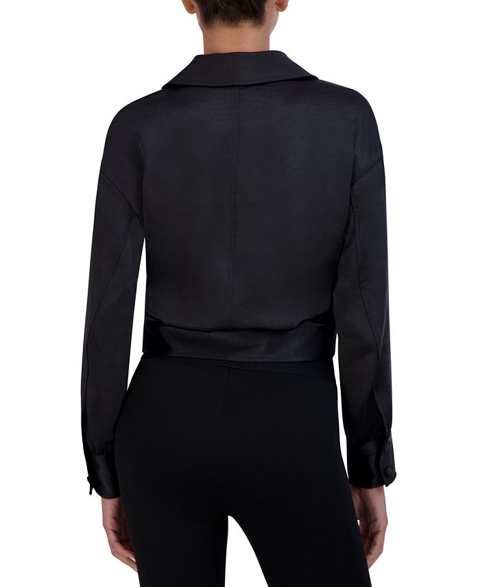 BCBGMAXAZRIA Women's Satin Jacket Macy's