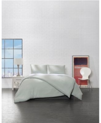 Solid Microfiber 3-Pc. Duvet Cover Set, Full/Queen