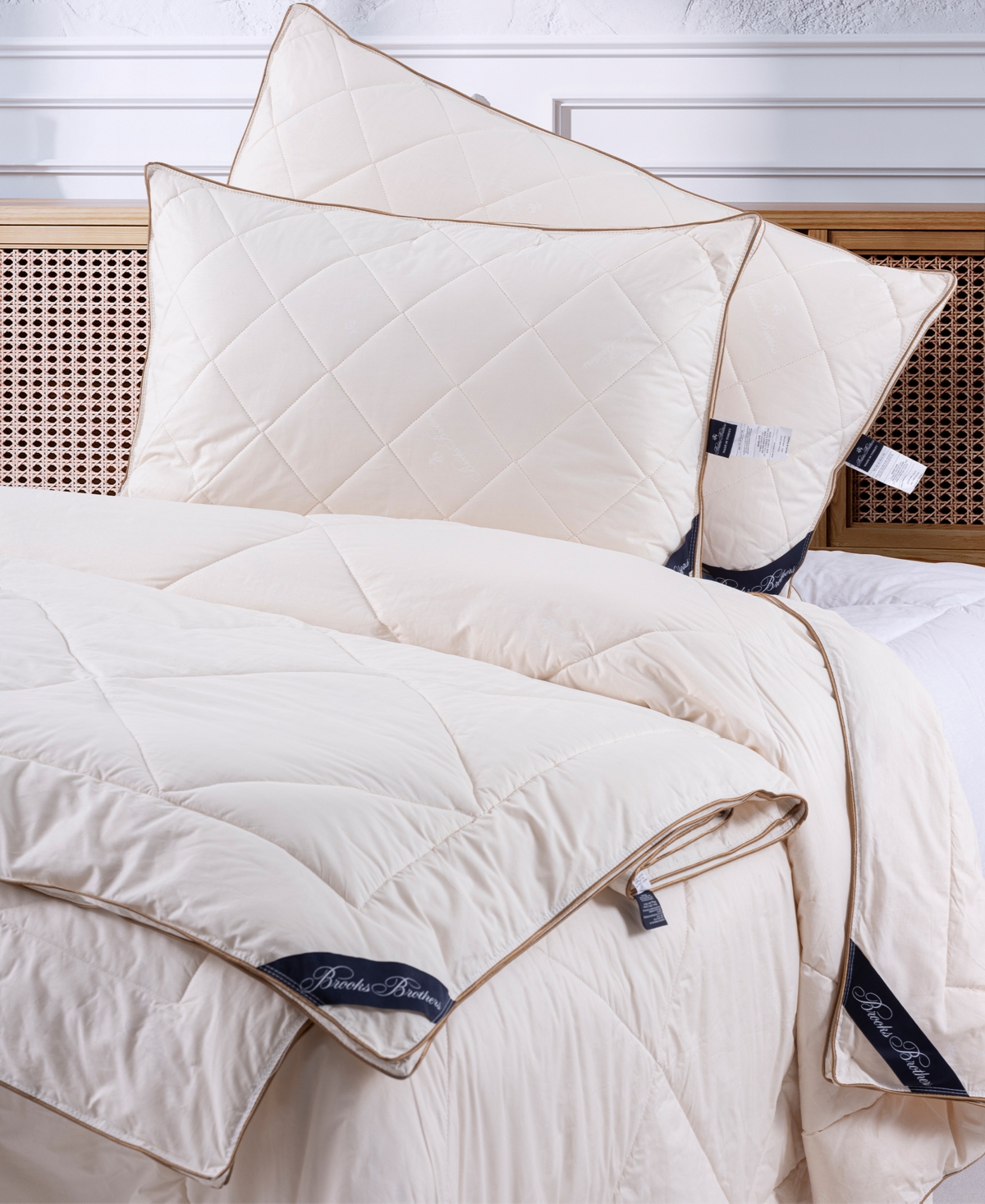 Brooks Brothers Cotton Wool Filled Pillow,