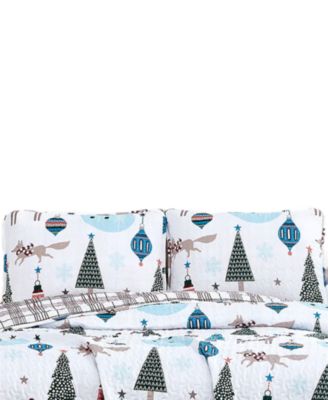 Winter Wonderland Reversible 6-Pc. Comforter Set, King