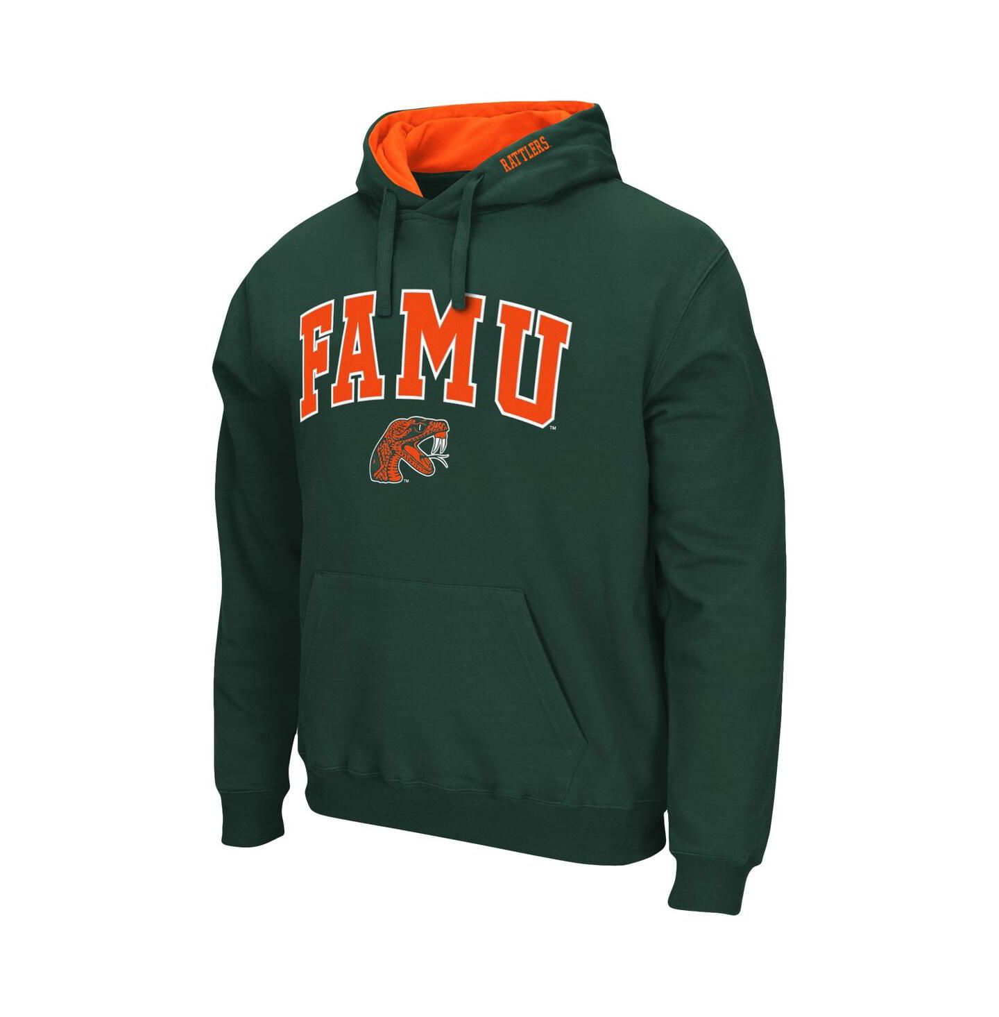 Мужское худи Colosseum Green Florida A&M Rattlers Isle Pullover — фото 3