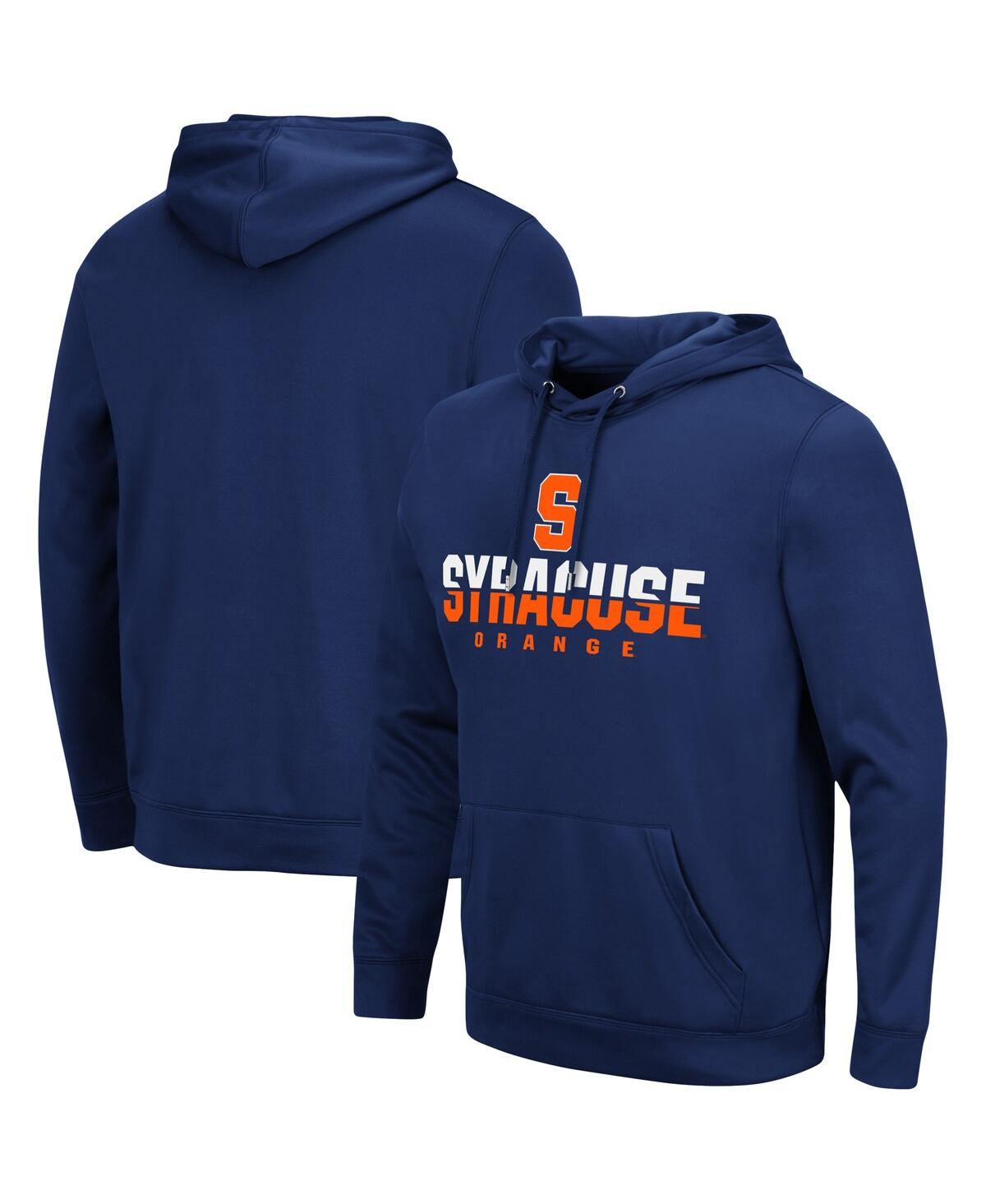 Colosseum Navy Syracuse Orange Lantern Pullover Hoodie In Navy