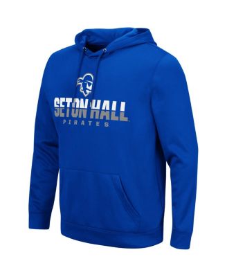 Men's Blue Seton Hall Pirates Lantern Pullover Hoodie