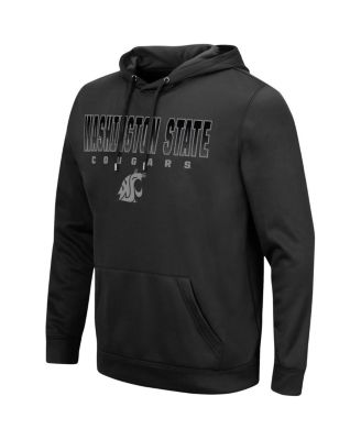 Men's Black Washington State Cougars Blackout 3.0 Pullover Hoodie