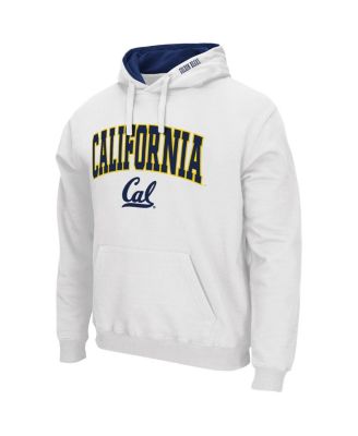 Men's White Cal Bears Arch & Logo 3.0 Pullover Hoodie
