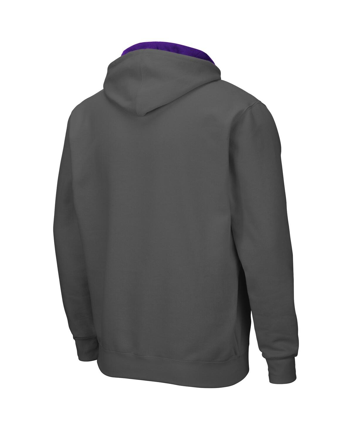 Men's Colosseum Tcu Horned Frogs Arch and Logo 3.0 Full-Zip Hoodie