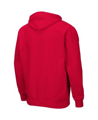 Men's Red Miami University RedHawks Arch and Logo 3.0 Full-Zip Hoodie