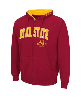 Men's Iowa State Cyclones Arch and Logo 3.0 Full-Zip Hoodie
