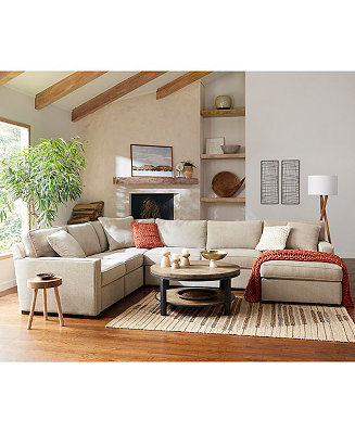 Furniture Radley Fabric Sectional Sofa