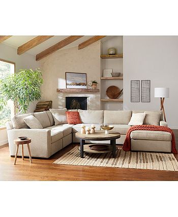 Furniture - Radley Fabric 5-Pc. Sectional Sofa