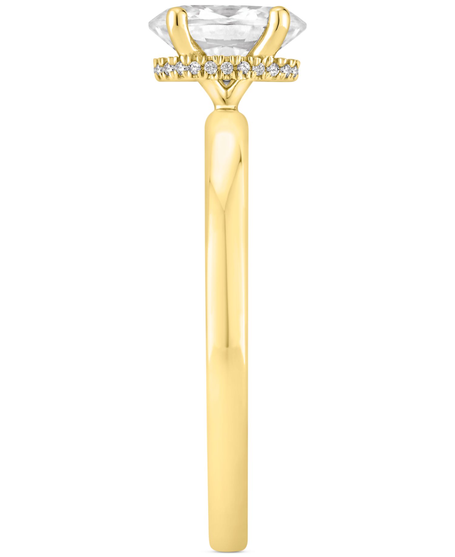 GIA Certified Diamond Oval Engagement Ring (1 ct. t.w.) in 14k Gold