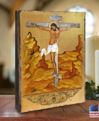 Crucifixion Holiday Religious Monastery Icons
