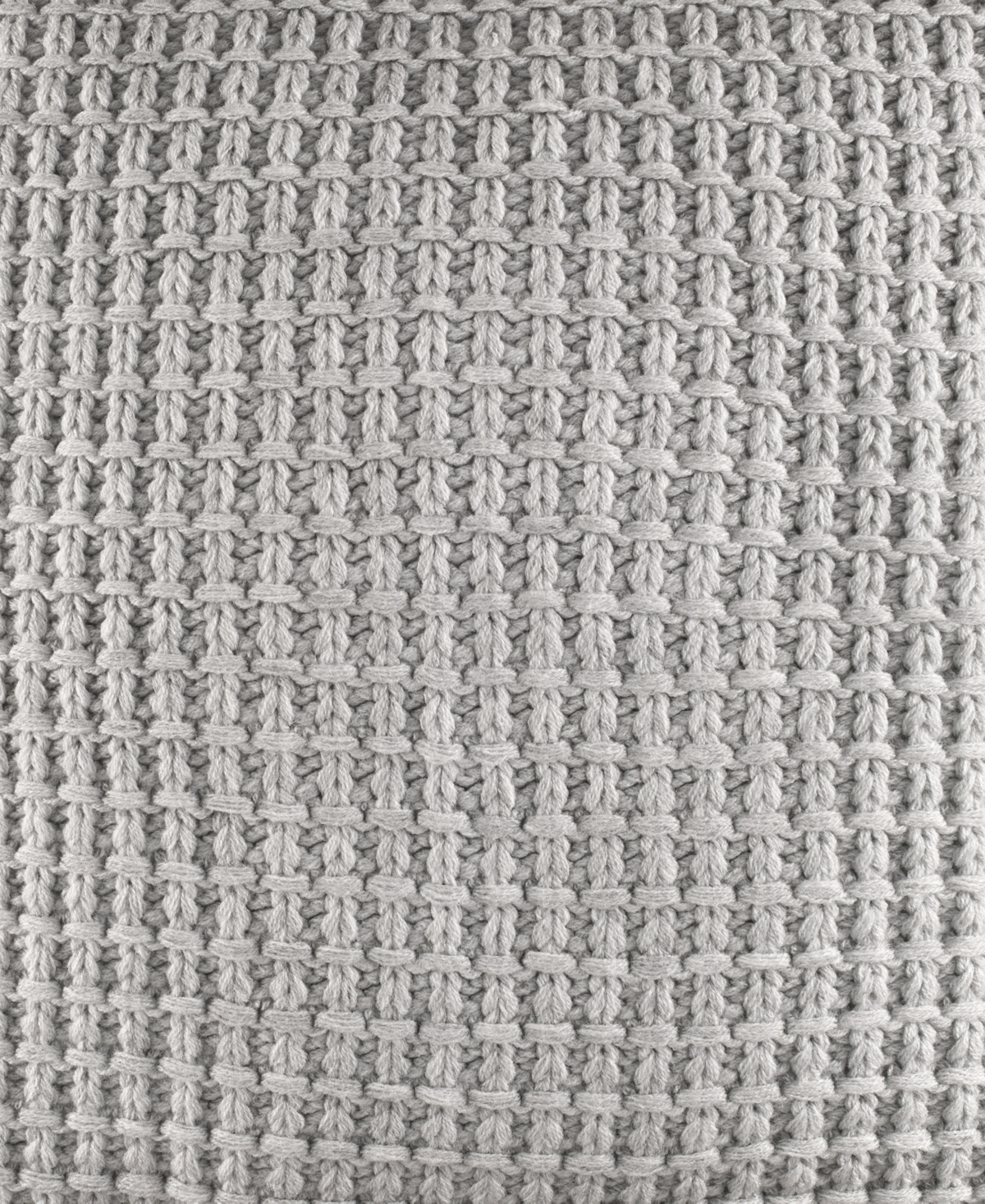 Nautica Fairwater Knit Square Decorative Pillow, 16" X 16" In Grey