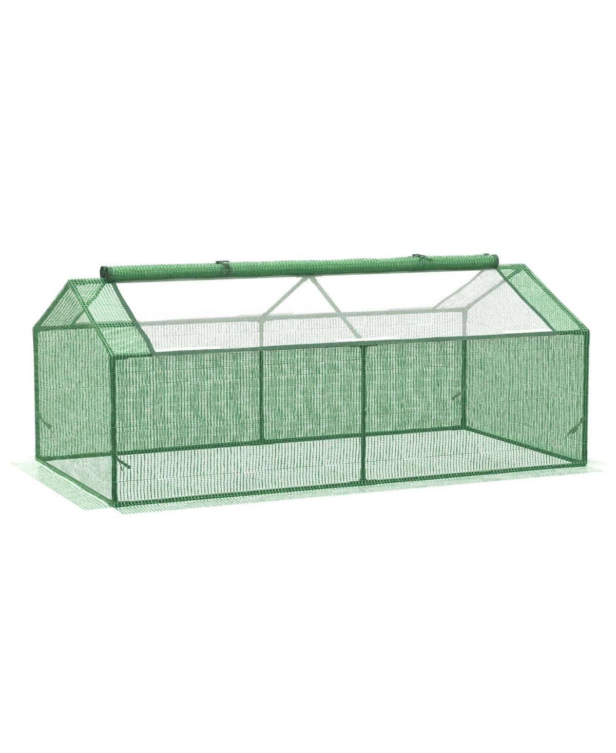 Mini Greenhouse Portable Hot House w/ Windows, 71"x36"x28" Green - Green