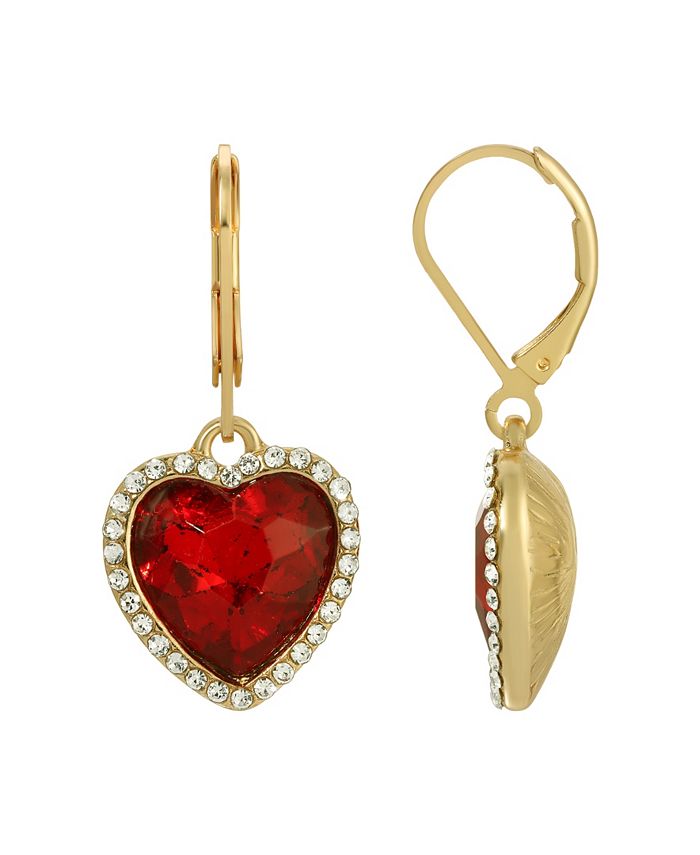 Macys cheap garnet earrings