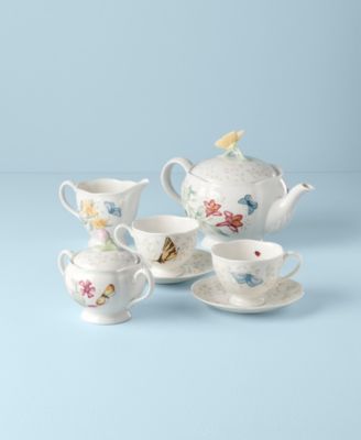Butterfly Meadow 9-Piece Tea Set, Service for 2