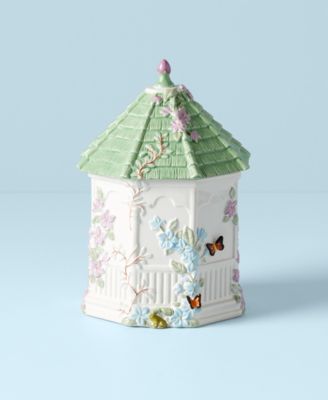 Butterfly Meadow Figural Gazebo Cookie Jar