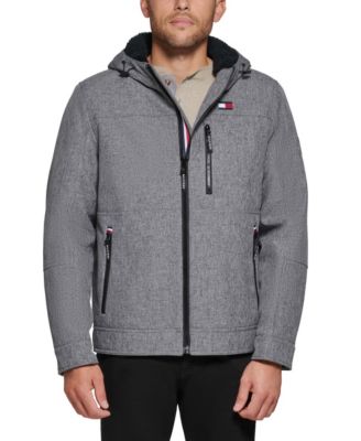 Tommy Hilfiger Men s Sherpa Lined Softshell Hooded Jacket Macy s