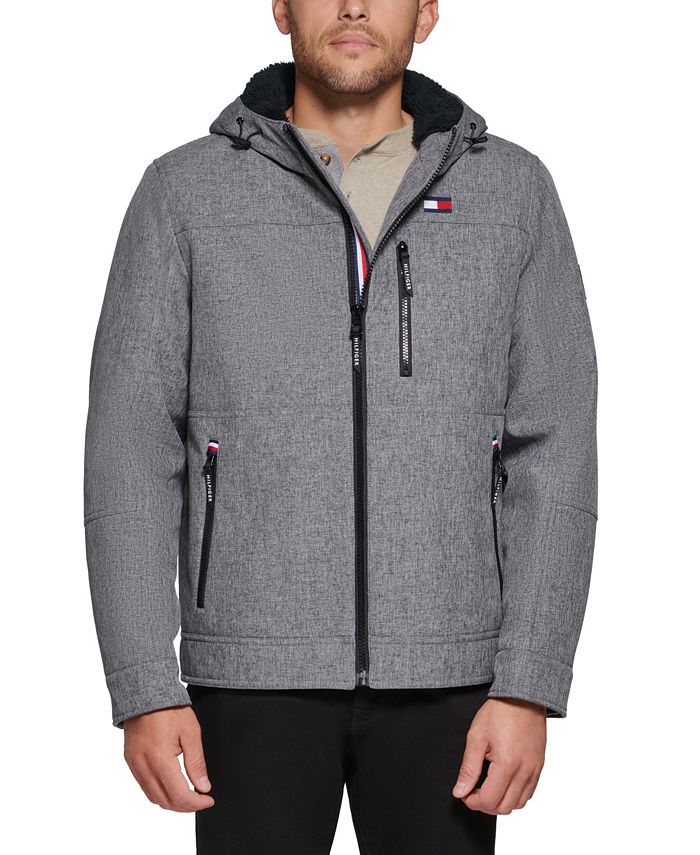 Tommy Men's Sherpa-Lined Hooded Jacket - Macy's