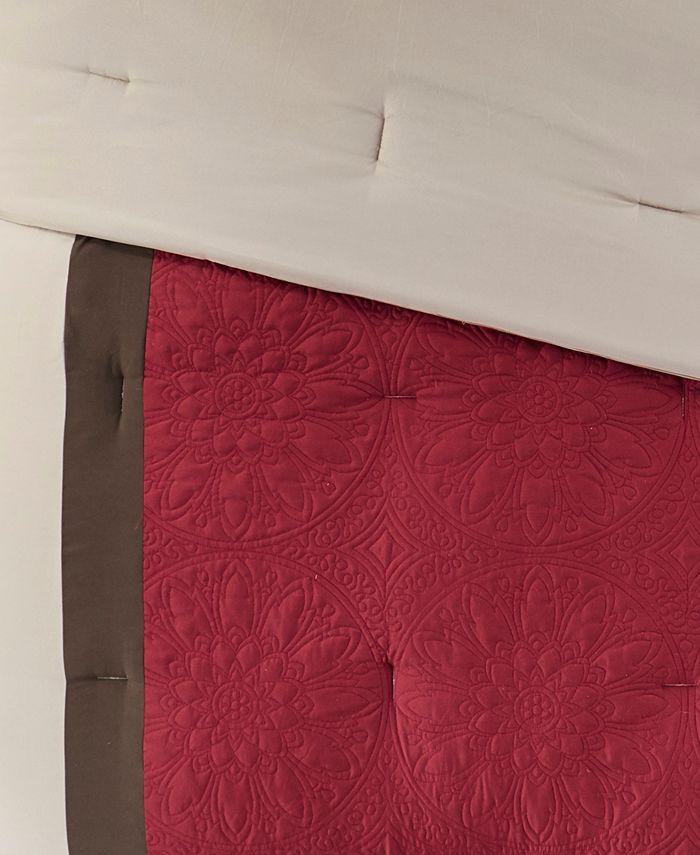 510 Design Arcadia Quilted & Pieced 8Pc. Comforter Set, California