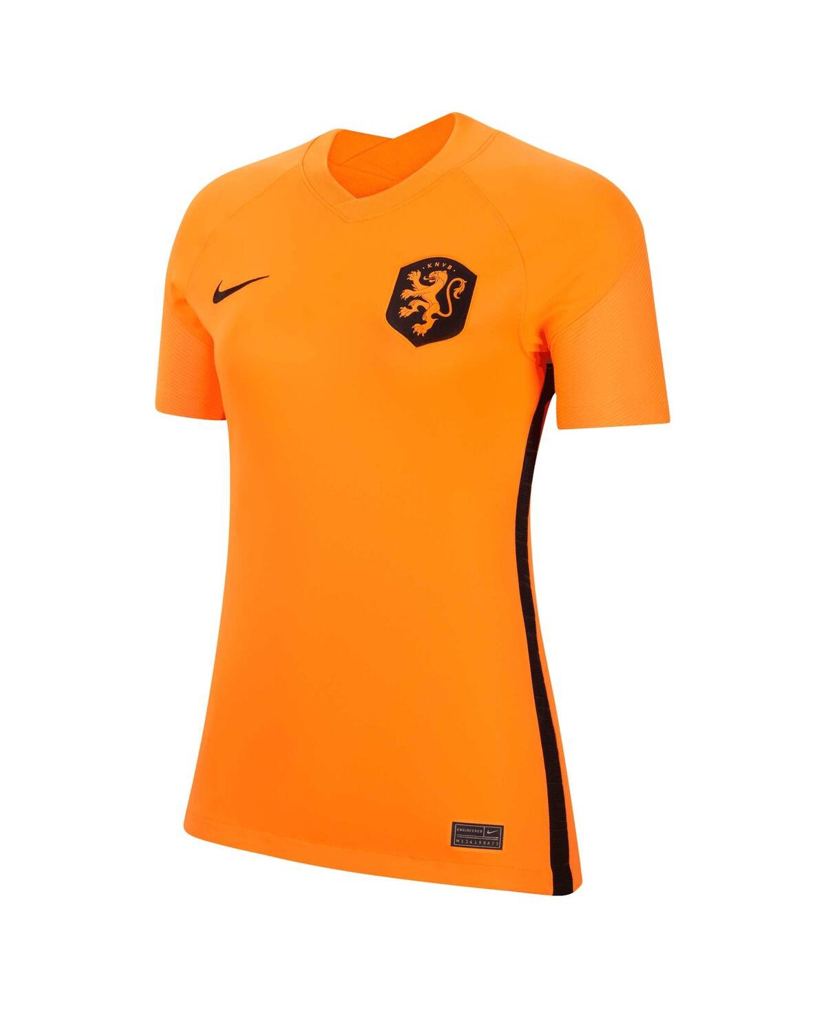 Women's NikeNetherlands Women's National Team 2022/23 Home Replica Blank Jersey - Orange