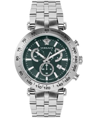 Versace Men's Swiss Chronograph Bold Stainless Steel Bracelet
