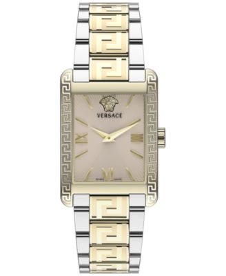 Versace - Women's Swiss Tonneau Two Tone Stainless Steel Bracelet Watch 23x33mm