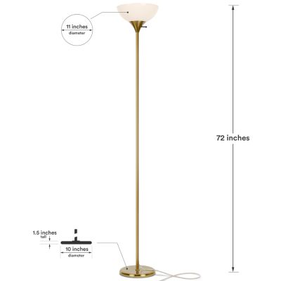 Sky Dome 72" Dimmable LED Floor Lamp