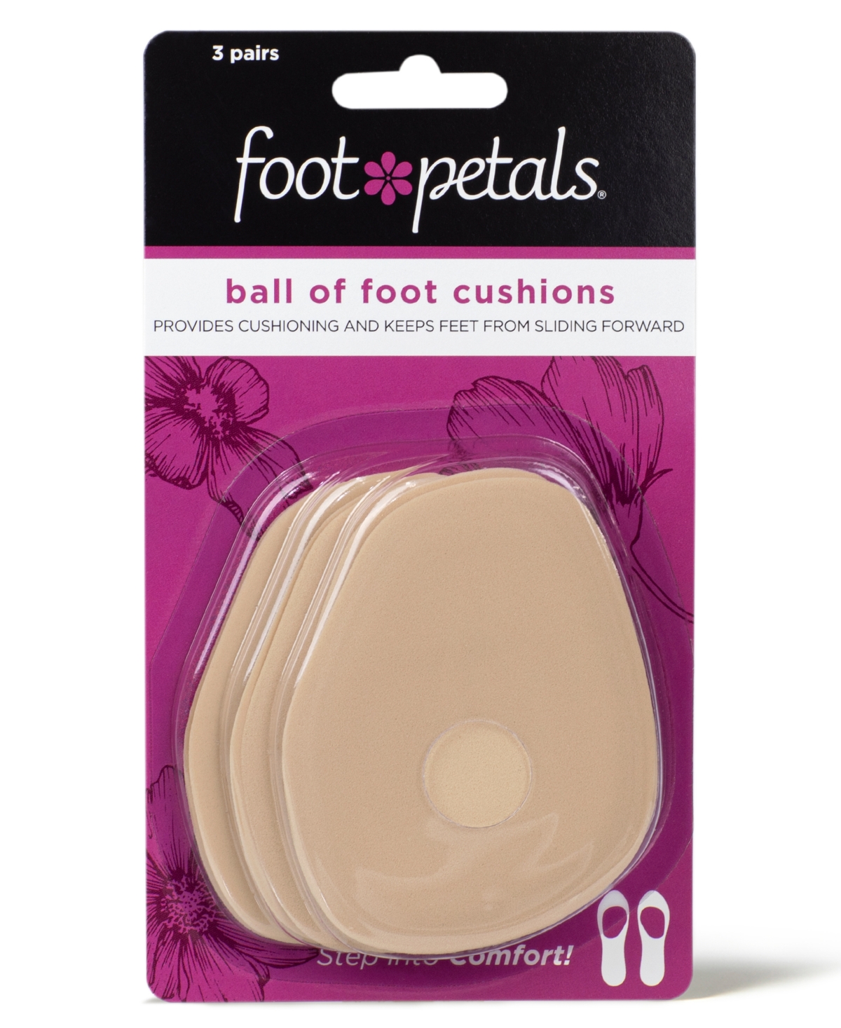 Fancy Feet by Foot Petals Ball of Foot Cushions - Khaki