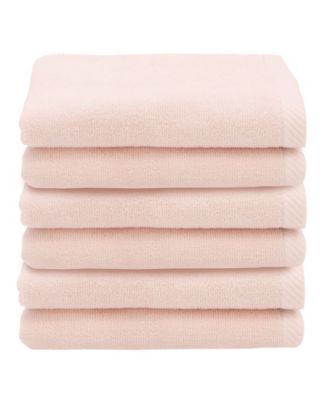 Ediree Turkish Cotton 6 Piece Fingertip Towels Set