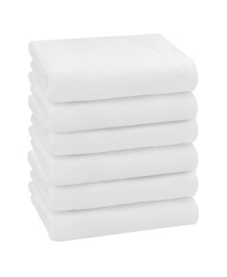 Ediree Turkish Cotton 6 Piece Hand Towels Set