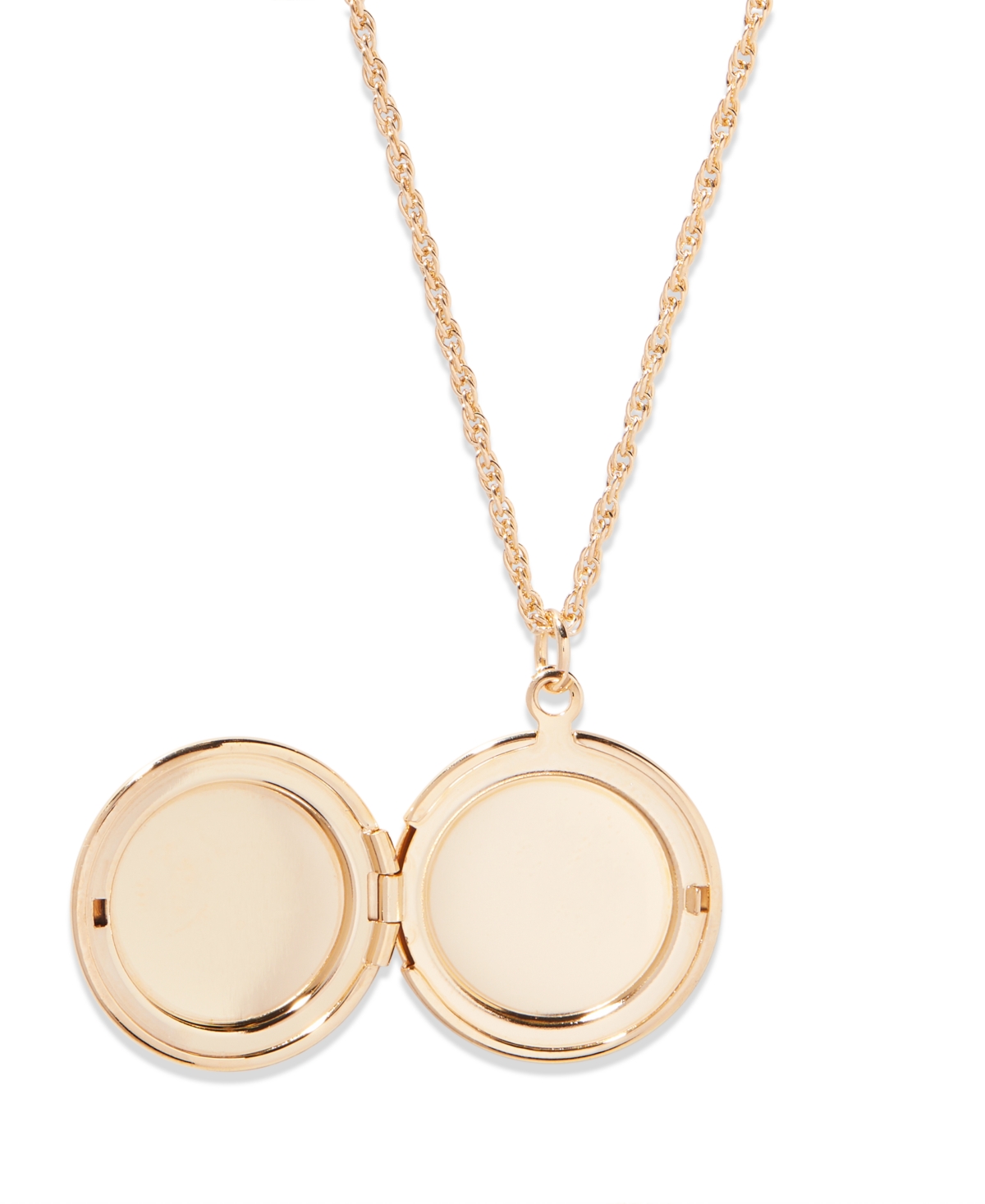 brook & york Isla Initial Locket Necklace - 14K Gold Plated