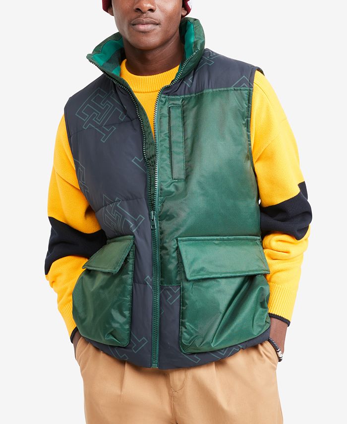 Isoleren Kinderrijmpjes Eed Tommy Hilfiger Men's Colorblocked Monogram Puffer Vest & Reviews - Coats &  Jackets - Men - Macy's