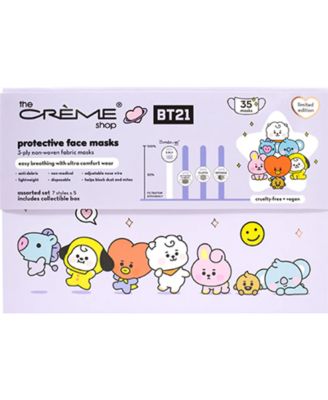 The Crème Shop - x BT21 BABY 35-Pc. Protective Face Masks Set