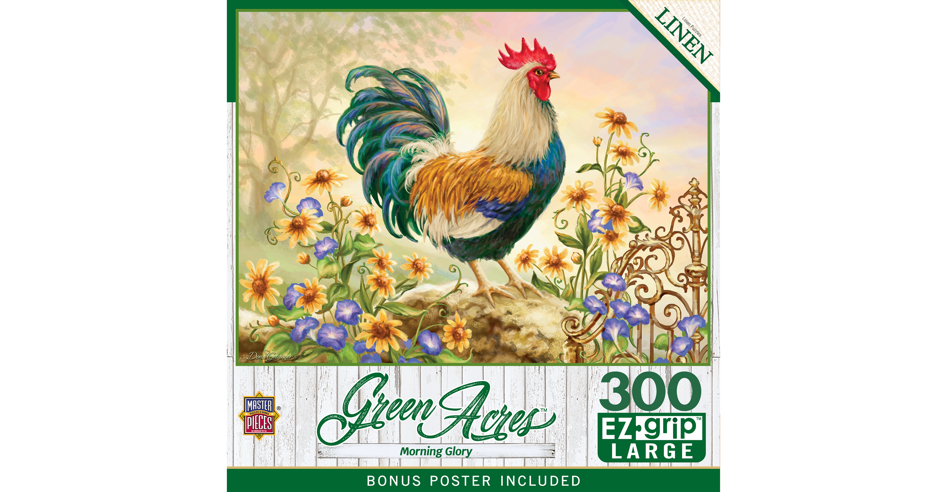 MasterPieces Green Acres Morning Glory 300 Piece Ez Grip Jigsaw Puzzle