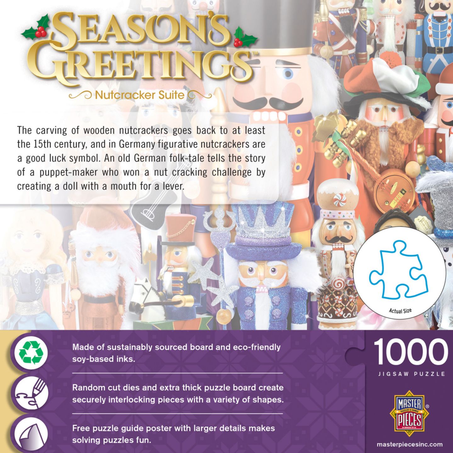 Детский пазл MasterPieces Puzzles Nutcracker Suite 1000-Piece Puzzle, Ages 14+, цвет: Разноцветный — фото 3