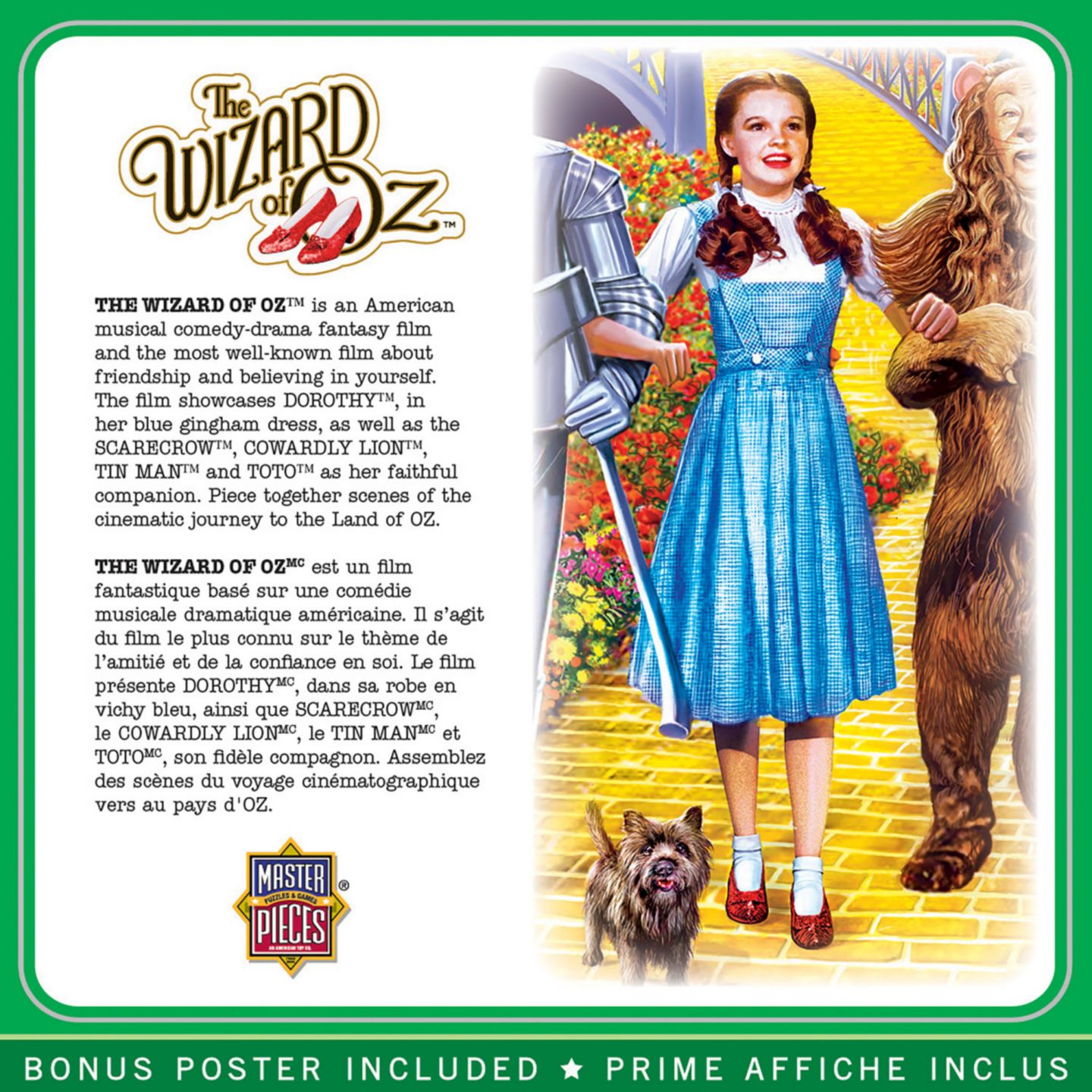 Детская игрушка MasterPieces Puzzles MasterPieces The Wizard of Oz - Off to See the Wizard 1000 Piece Puzzle, цвет: Разноцветный — фото 3