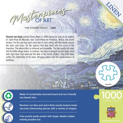 MasterPieces  of Art - The Starry Night 1000 Piece Puzzle