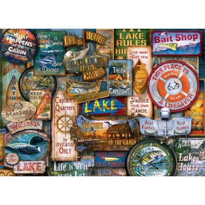 MasterPieces Realtree - Off to the Lakehouse 1000 Piece Jigsaw Puzzle