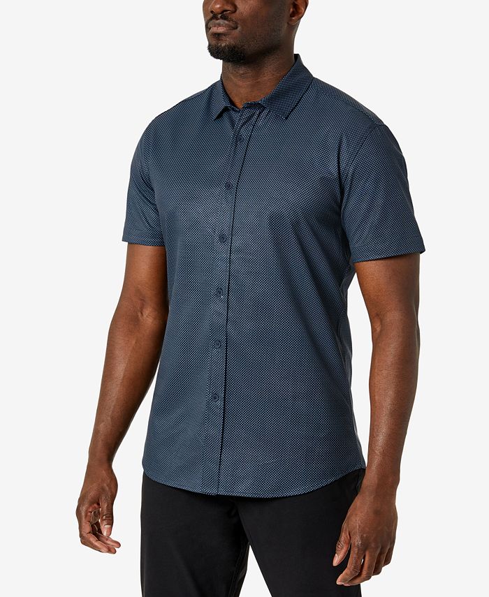 Kenneth Cole Men's Short-Sleeve Sport Shirt - Macy's