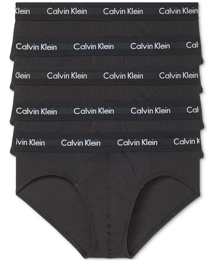 Calvin Klein Men's 5-Pack Cotton Stretch Hip Briefs Underwear - Macy's