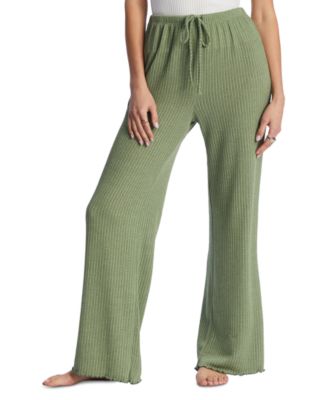 Billabong - Juniors' So Easy High-Rise Tie-Waist Knit Pants
